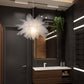 Nordic Minimalist Mesh Flower Pendant Light for Bedroom & Dining Room