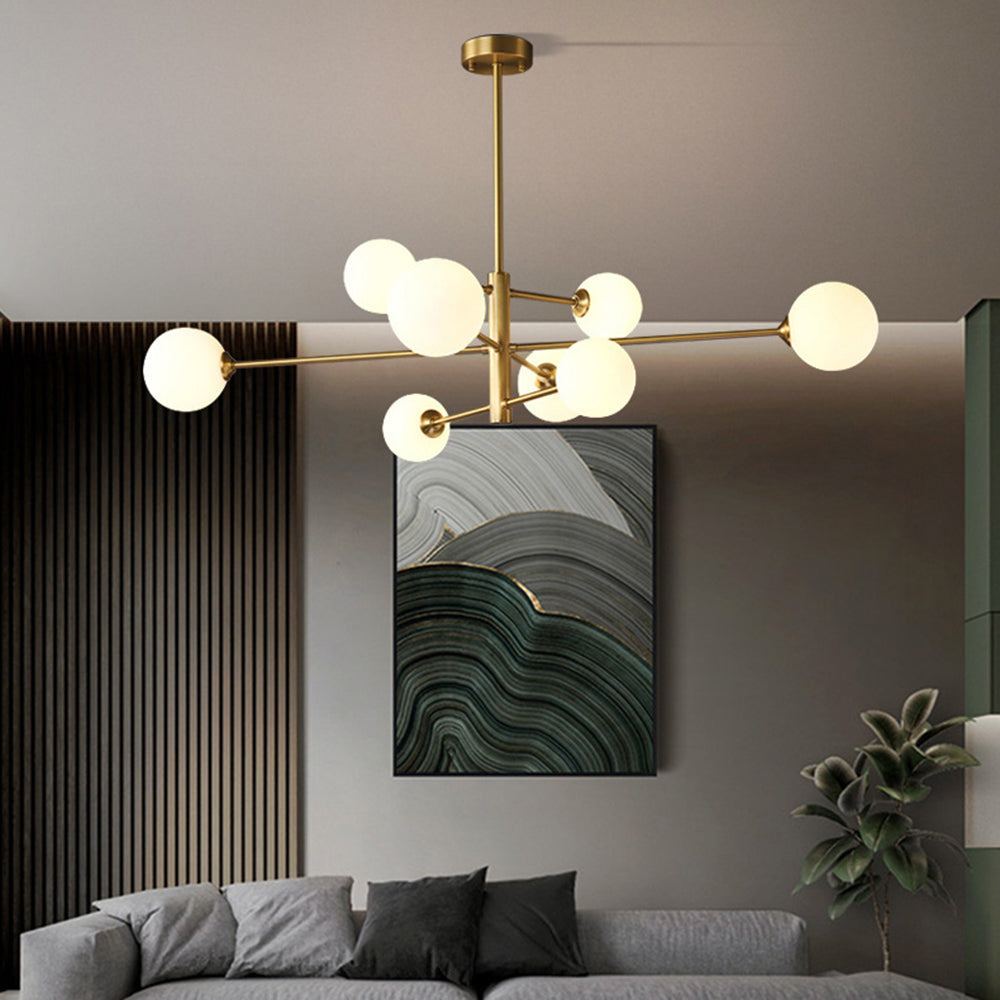 Valentina Pendant Light 2 Colour, Pure Copper, 6/8 Head
