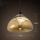 Nordic Bread Shaped Matel Pendant Lamp Ceiling Light For Kitchen, Bedroom