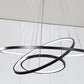 Modern LED Rings Hanging Lamp Remote Control