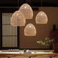 Rattan Bamboo Lampshade Hand Knitted Pendant Light