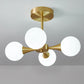 Valentina Ceiling Light, Metal & Glass
