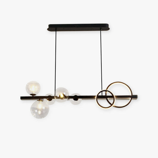 Artpad Linear Bubble Pendant Light Chandelier For Dining Room