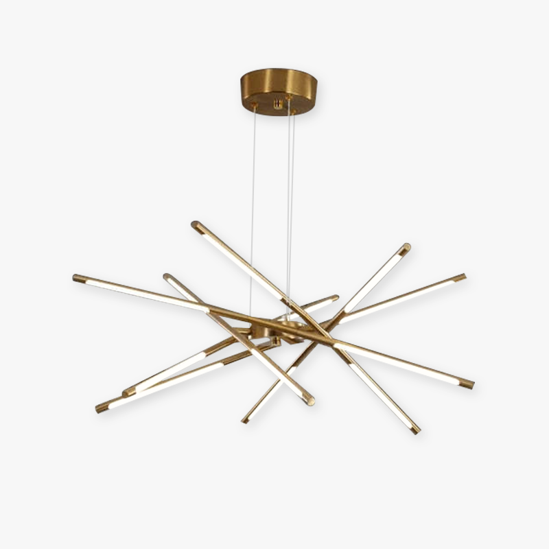 Modern Linear LED Chandelier Lights