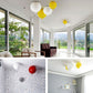 Fateh Frosted Balloon Flush Mount Ceiling Light 5 Colour, Dia 20/25/30/35cm