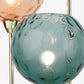Hailie Glass Floor Lamp, 3 Heads, 2 Colour, L 153CM