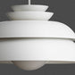 Morandi White Pendant Light, Metal