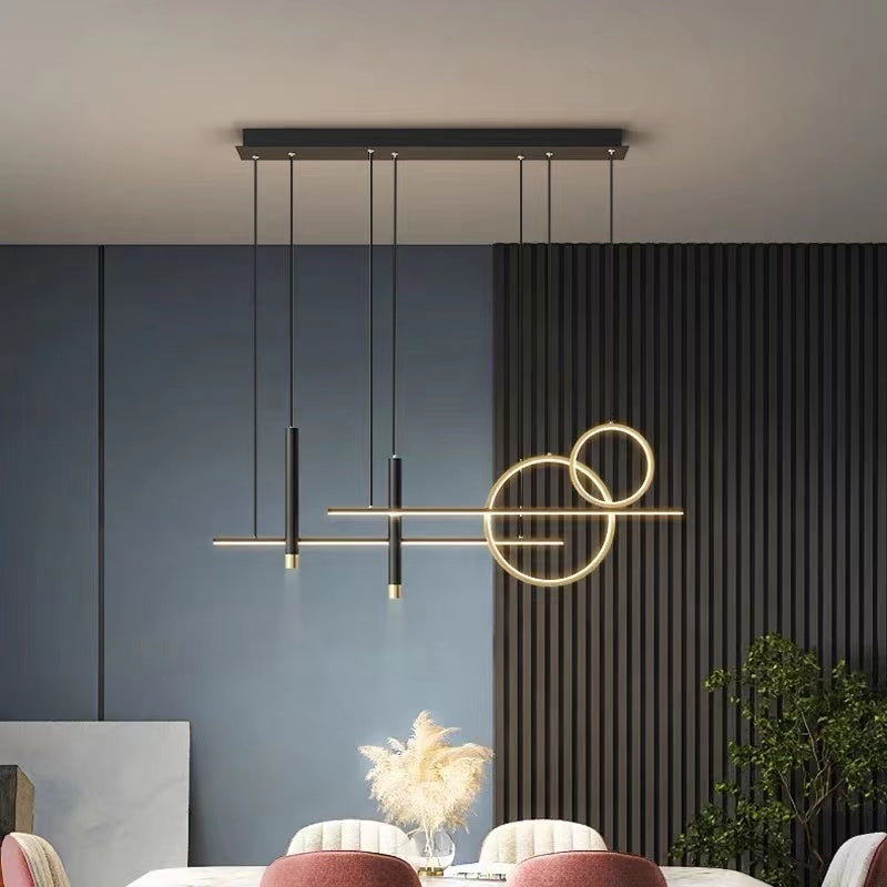 Modern LED Simple Pendant Light Chandelier For Dining Room, Bar