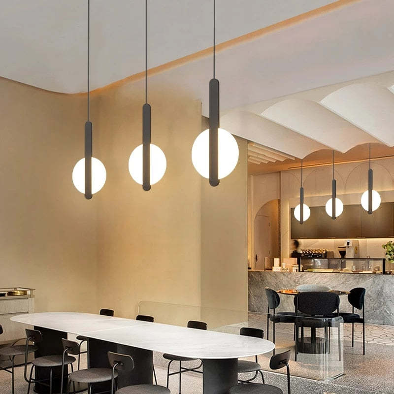 Modern Minimalist LED Hanging Pendant Lights For Living Room, Bedroom