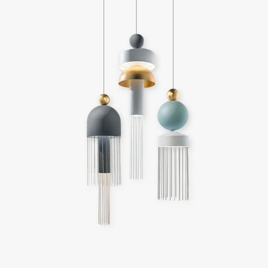 Tassel Pendant Light Chandelier For Dining Room Living Room