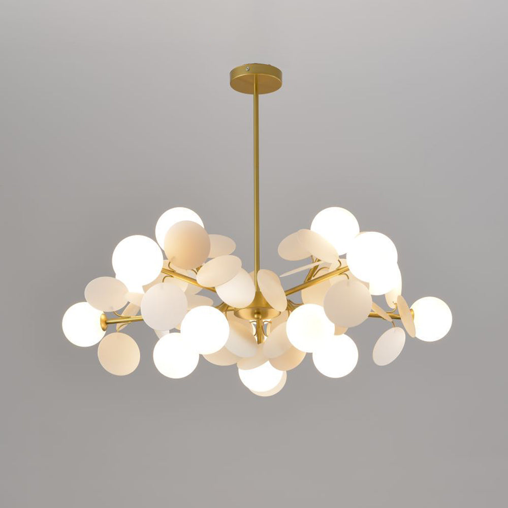 Petal Pendant Light, White & Grey & Muticolour