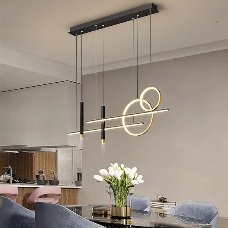 Modern LED Simple Pendant Light Chandelier For Dining Room, Bar