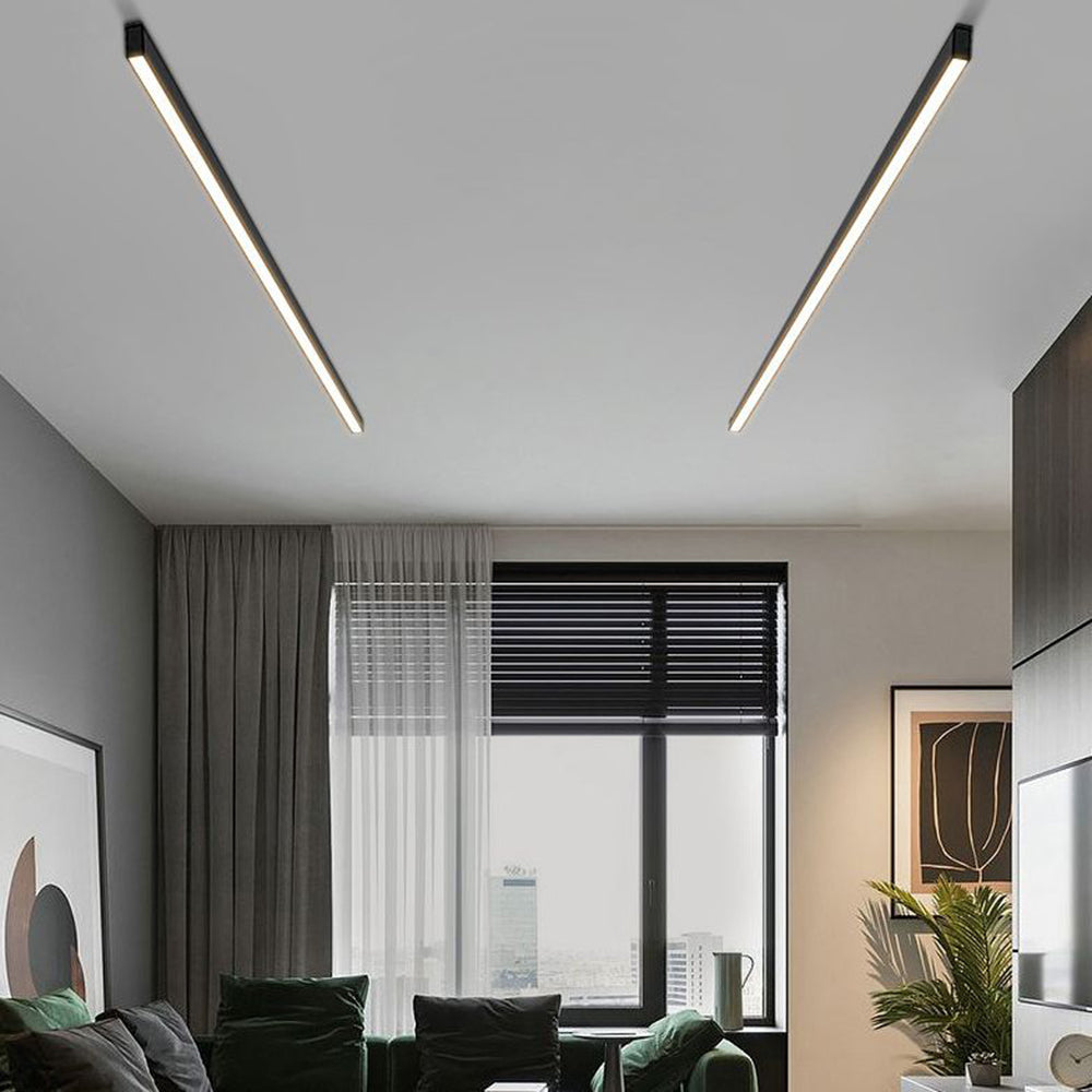 Edge Flush Mount Ceiling Light, L 60/80/100/120CM