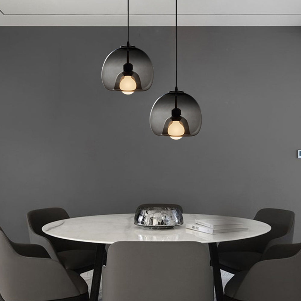 Hailie Glass Pendant Light, 2 Colour, DIA 25CM