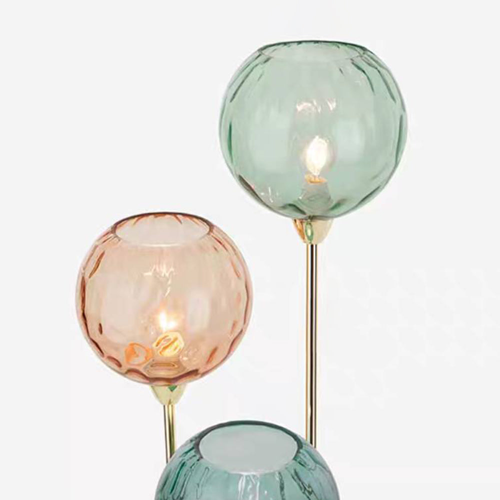 Hailie Glass Floor Lamp, 3 Heads, 2 Colour, L 153CM