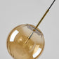 Post Modern Glass Sphere Pendant Lighting Ball Shape Hanging Lamp For Kitchen & Hallway