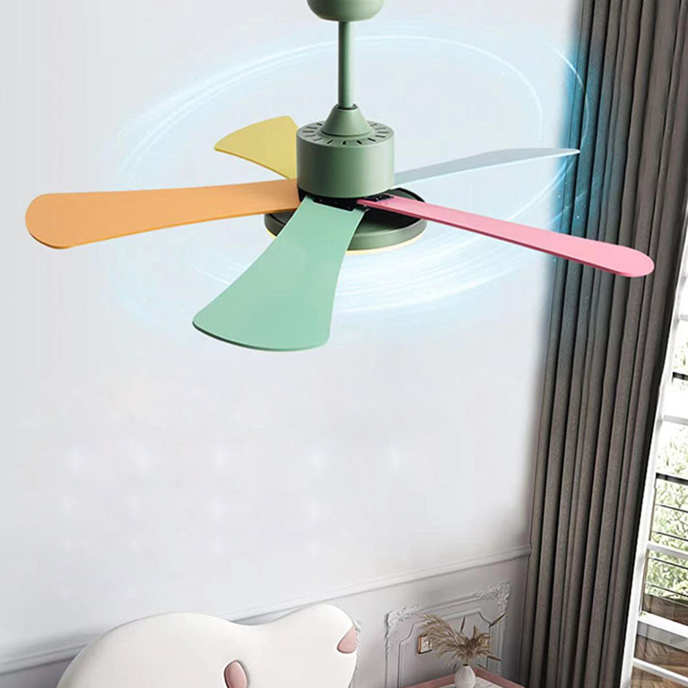 Morandi Colourful Ceiling Fan with Light, DIA 105CM