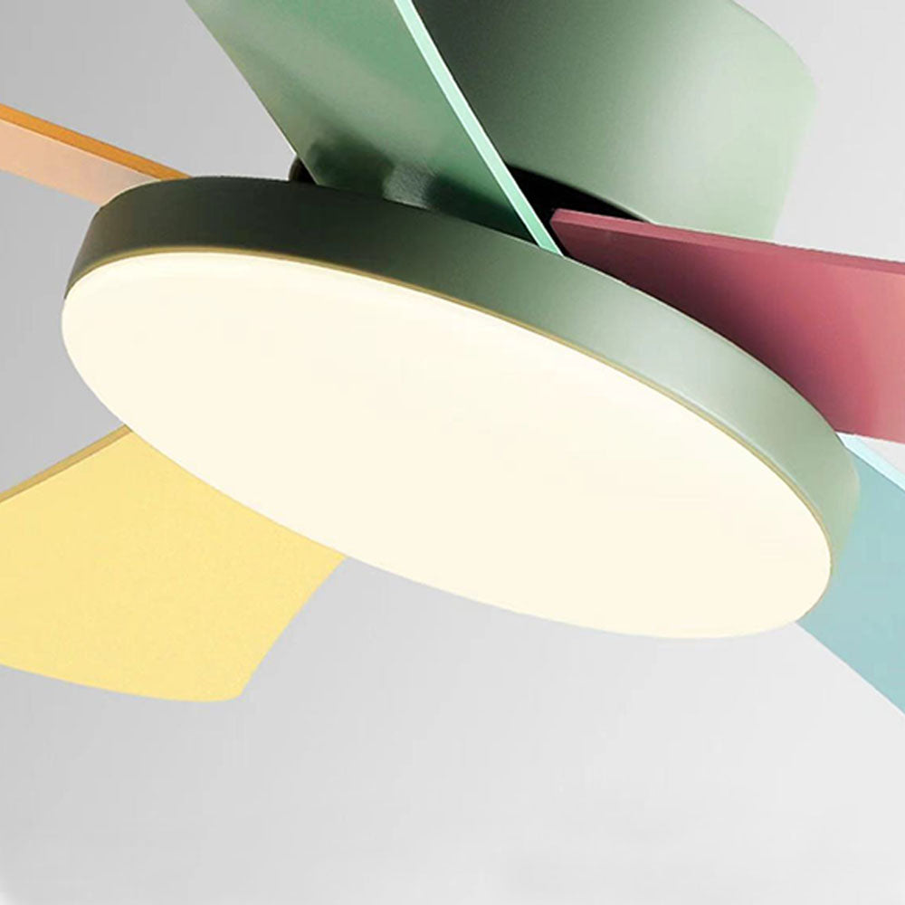 Morandi Colourful Ceiling Fan with Light, DIA 105CM