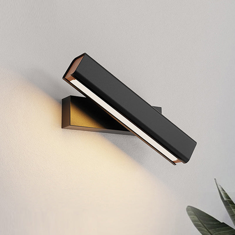 Modern LED Aluminum Wall Light Rotate 360 for Bedroom & Living Room