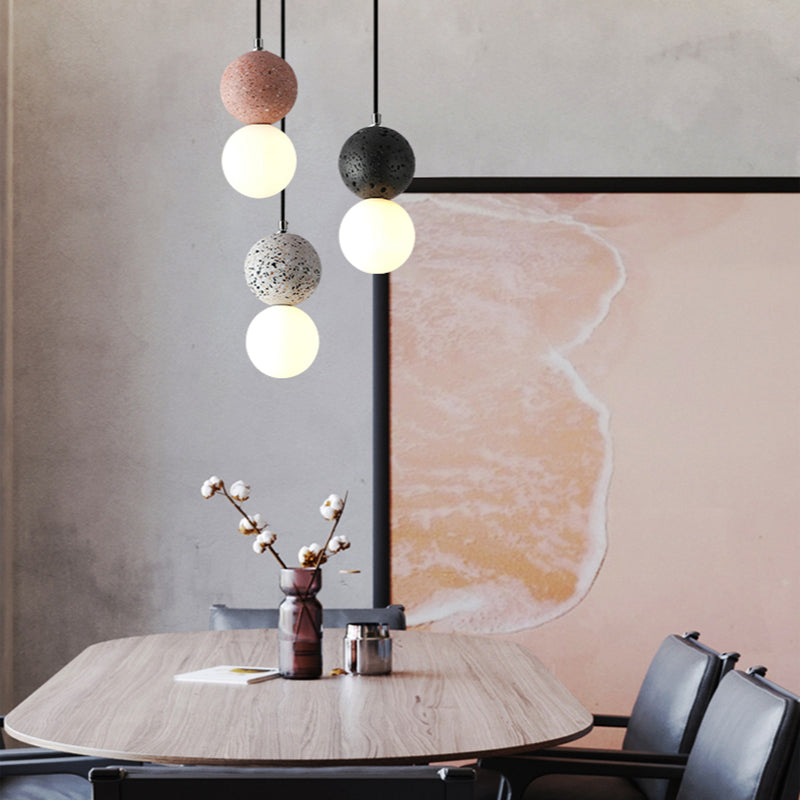 Valentina Pendant Light 3 Colour, Dolomite