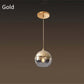 Modern LED Pendant Lights Glass Ball Hanging Lamp For Dining Room, Bedroom