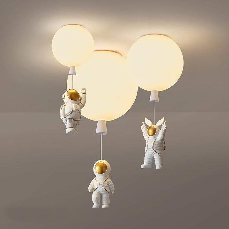 Fateh Astronaut Balloon Flush Mount Ceiling Light, L 20/25/30/35cm