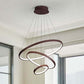 Modern LED Rings Hanging Lamp Remote Control