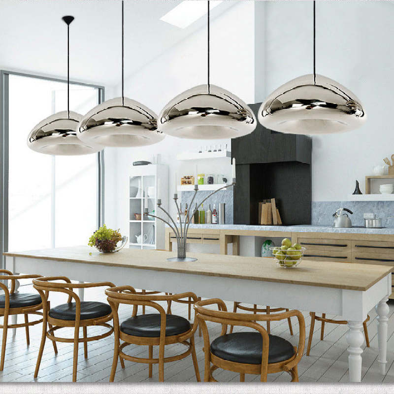 Nordic Bread Shaped Matel Pendant Lamp Ceiling Light For Kitchen, Bedroom