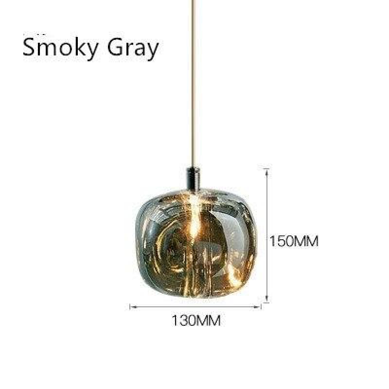 Postmodernism Glass Pendant Light Hanging Lamp For Dining Room, Bedroom, 3 Colour