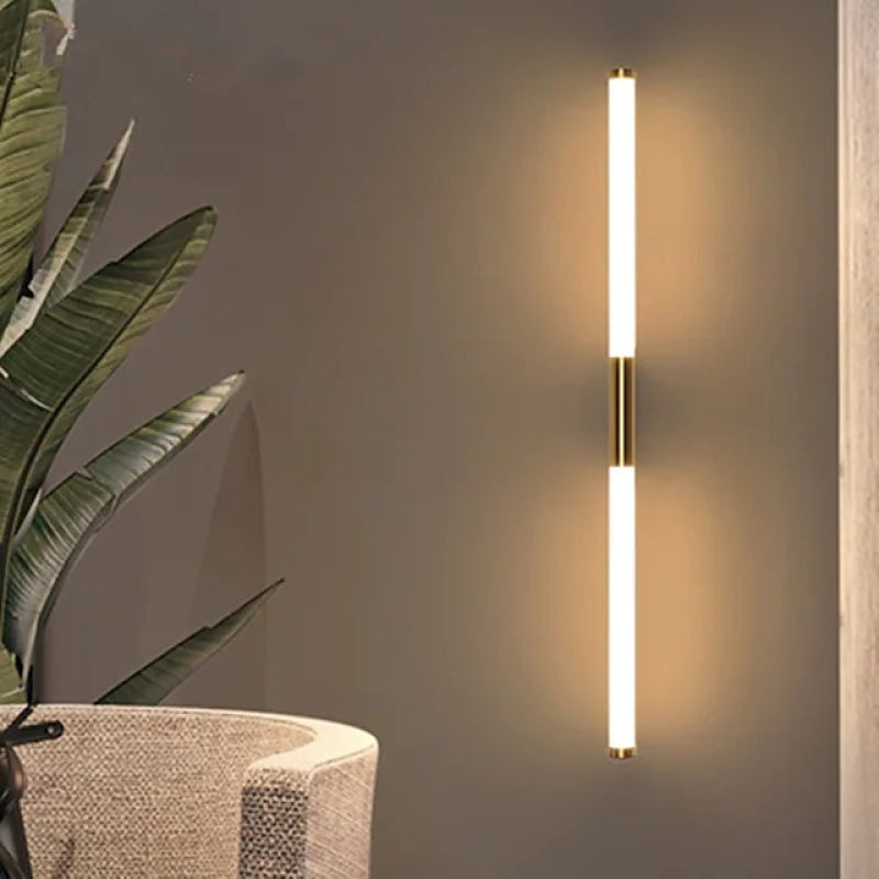 Simple Modern LED Strip Wall Lamp Wall Scone for Bedroom