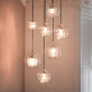 Hailie Glass Pendant Light 2 Colour, DIA 15/20/25CM