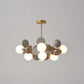 Petal Pendant Light, White & Grey & Muticolour
