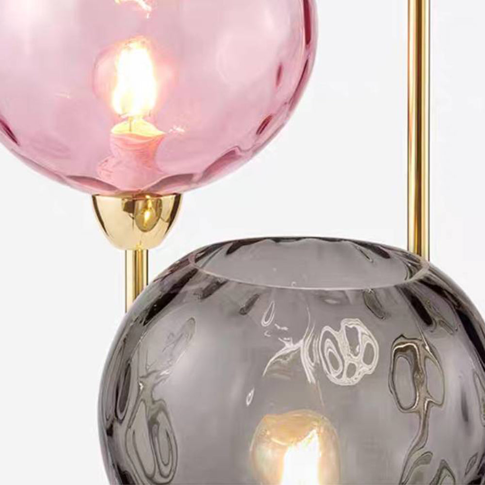 Hailie Glass Floor Lamp, 3 Heads, 2 Colour, L 153CM
