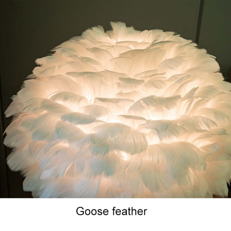O'Moore Table Lamp Tripot, Feather