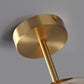 Sanna Semi-Flush Mount Ceiling Light 4 Style, Copper & Glass