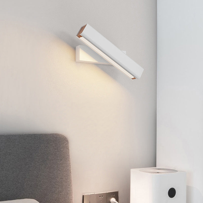 Modern LED Aluminum Wall Light Rotate 360 for Bedroom & Living Room