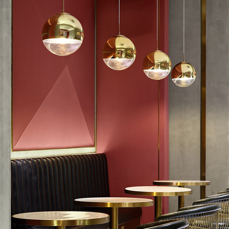 Valentina Pendant Light, Metal & Glass, 2 Colour