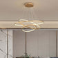 Modern LED Rings Hanging Lamp Remote Control