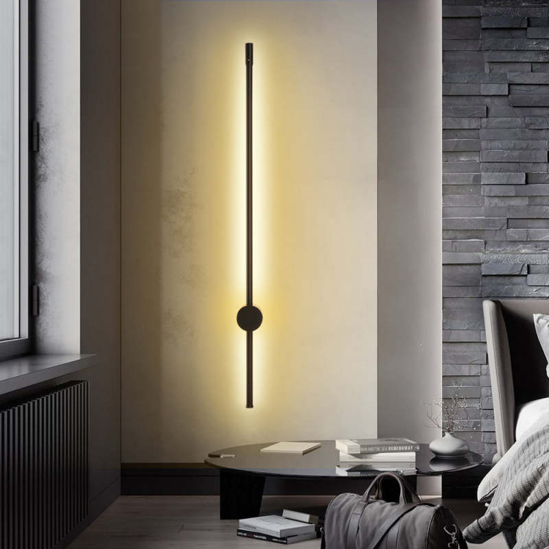 Edge Wandleuchte mit LED-Streifen 