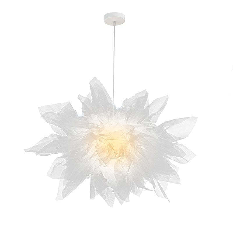 Nordic Minimalist Mesh Flower Pendant Light for Bedroom & Dining Room