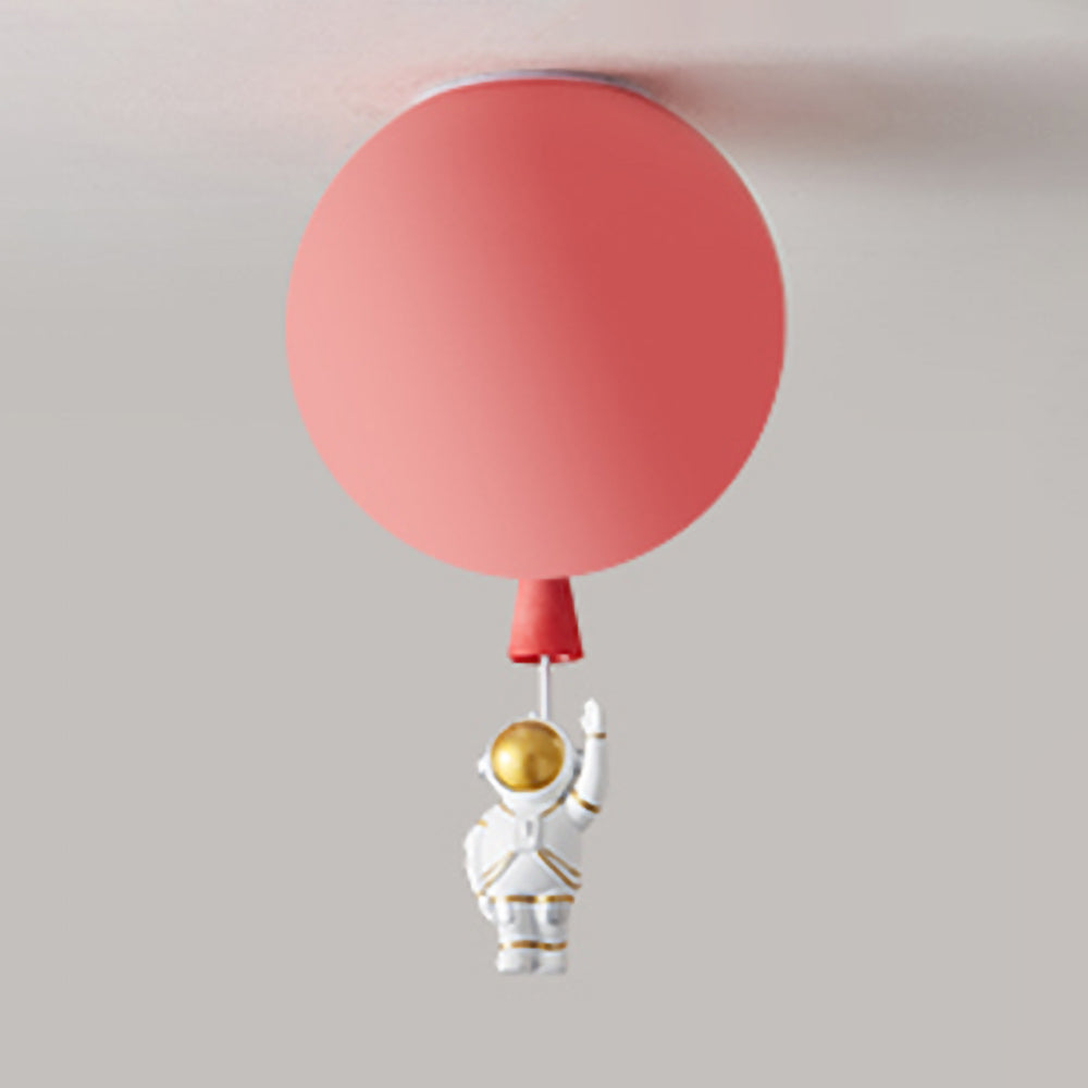 Fateh Astronaut Balloon Flush Mount Ceiling Light 8 Colour, Dia 25/30/35cm