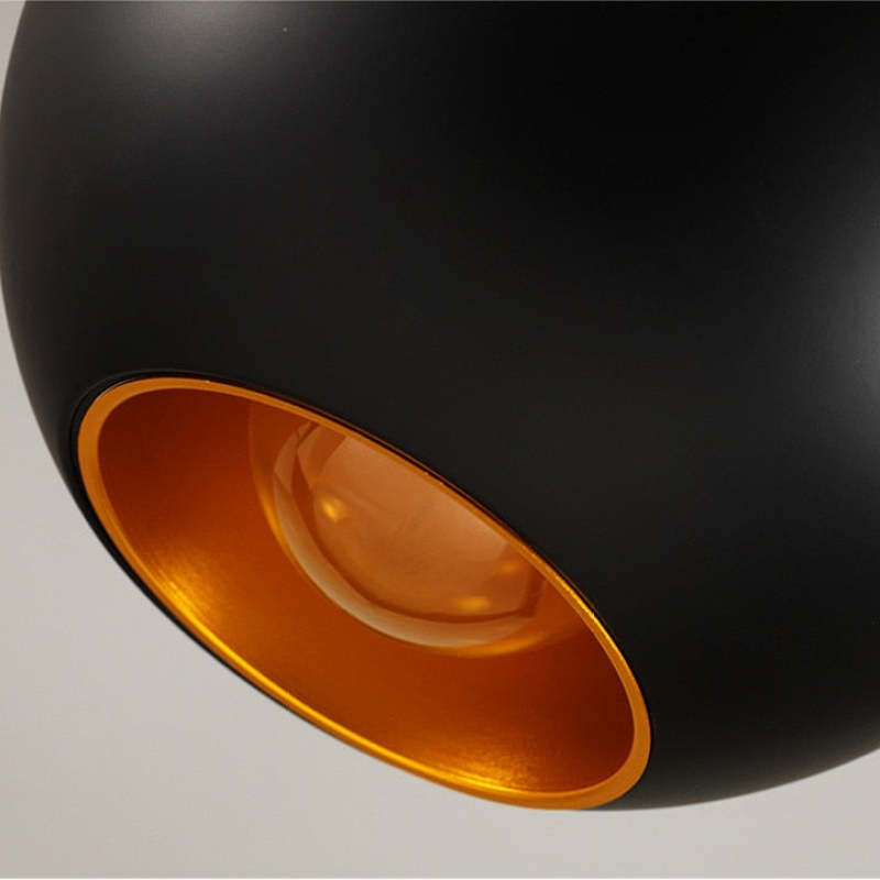 Nordic Creative Black White LED Pendant Lights for Dining Room
