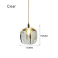 Postmodernism Glass Pendant Light Hanging Lamp For Dining Room, Bedroom, 3 Colour