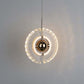 Moderne drehbare Pendelleuchte, Kronleuchter aus Metall und Acryl 