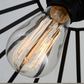 Retro Iron Base Hemp Rope Chandelier Creative Industrial Pendant Light