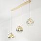 Modern LED Pendant Lights Glass Ball Hanging Lamp For Dining Room, Bedroom