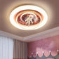 Fateh Astronaut Flush Mount Ceiling Light, 2 Colour