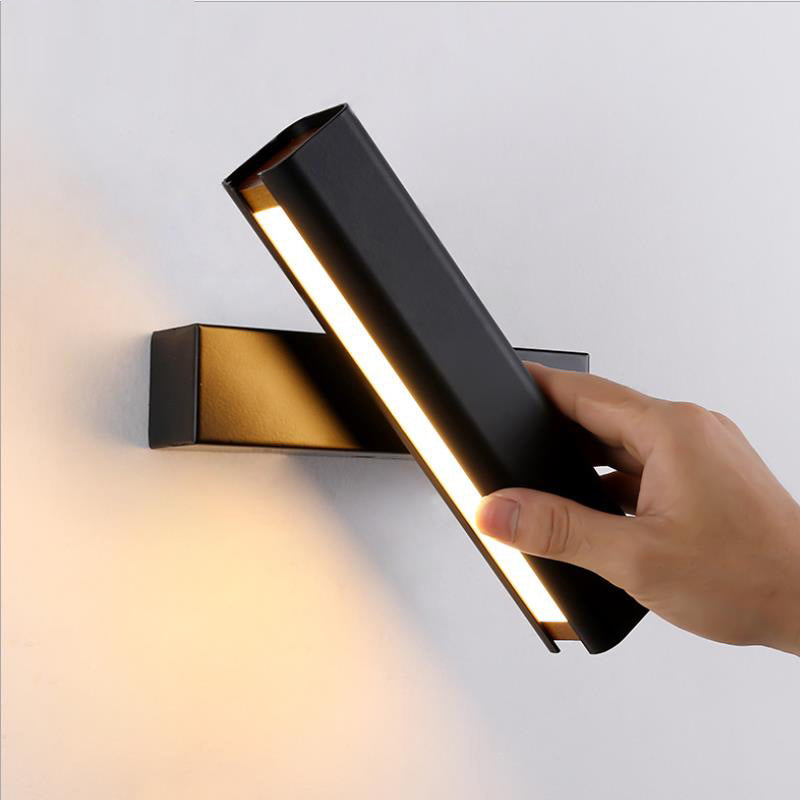 Modern LED Aluminum Wall Light Rotate 360 for Bedroom & Living Room