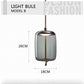 Modern Glass Pendant Lights for Dining Room, Living Room