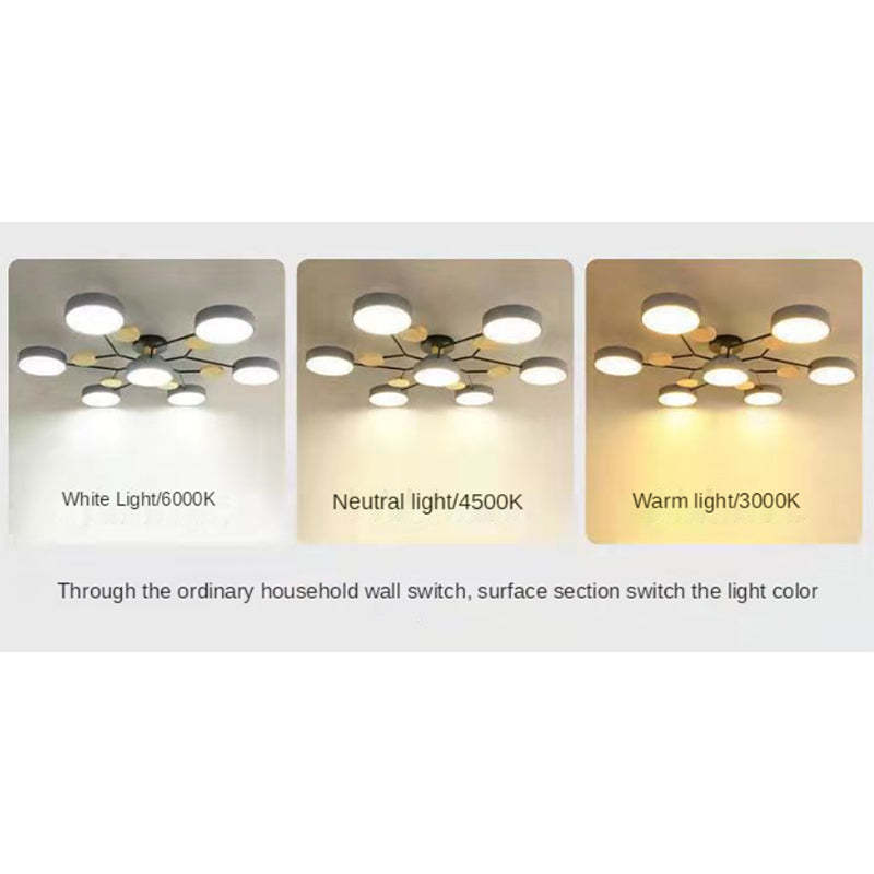 Modern Round LED Ceiling Light For Living Room, Bedroom